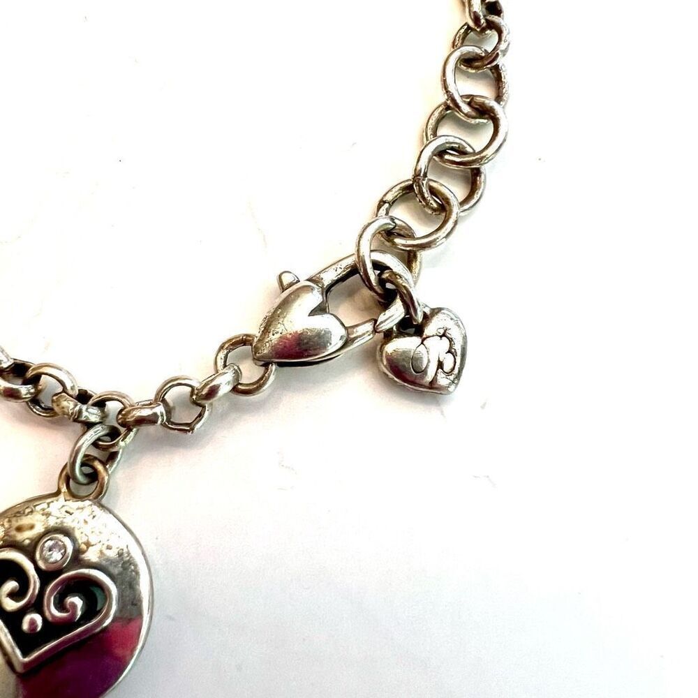BRIGHTON Crystal Heart Dangle Bracelet - Picture 4 of 6
